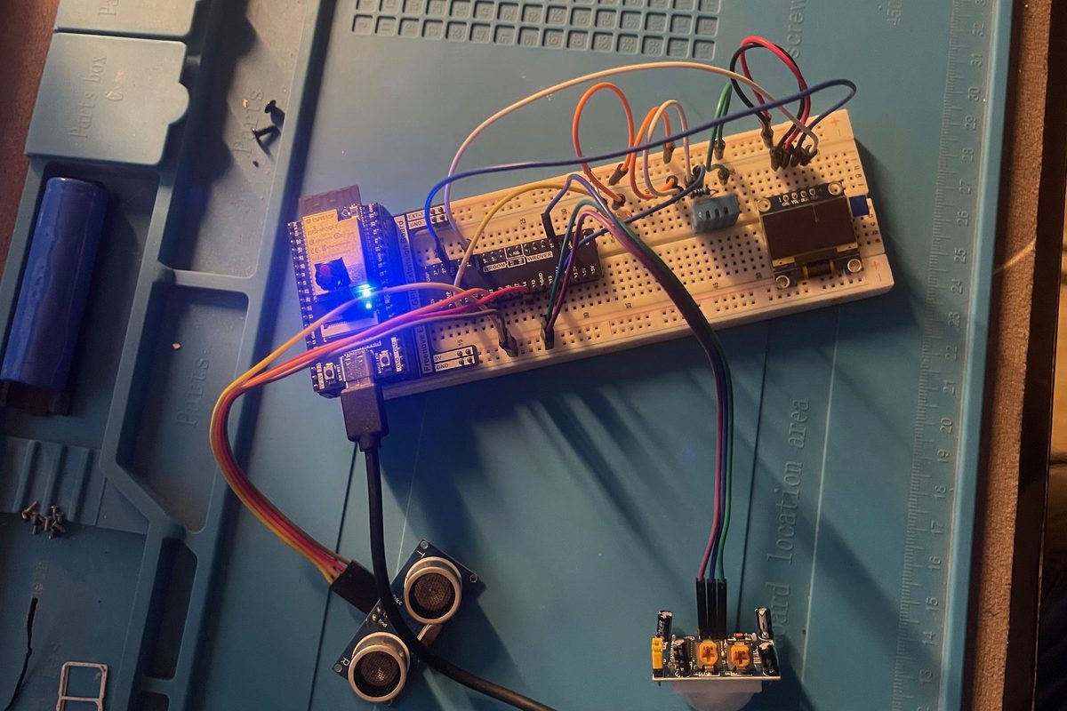 Prototype d'un capteur SYGMA sur l'établi de PAKAP